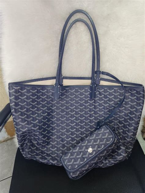 dark blue goyard|navy blue goyard.